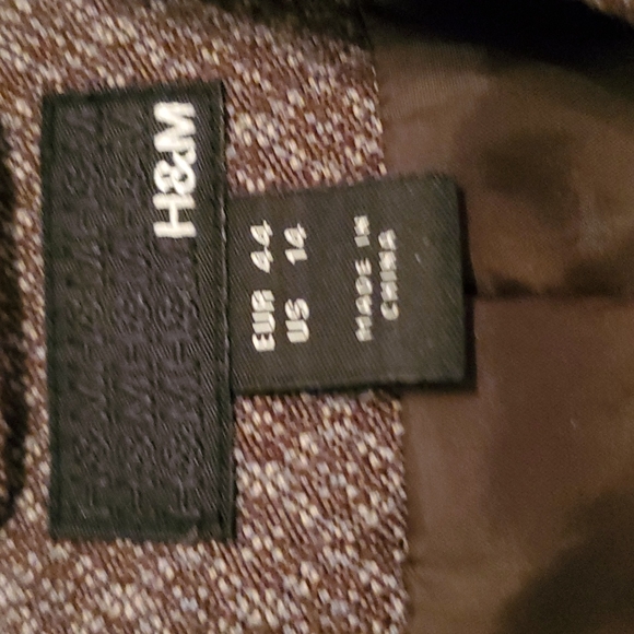 Brown tweed blazer - Picture 3 of 3